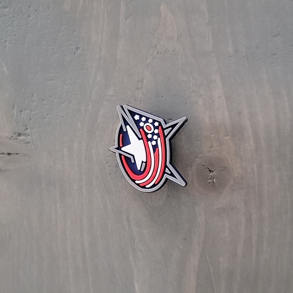 NHL Croc Jibbitz Columbus Blue Jackets, New